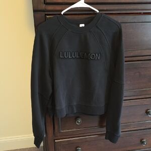 lululemon athletica Black Sweatshirt